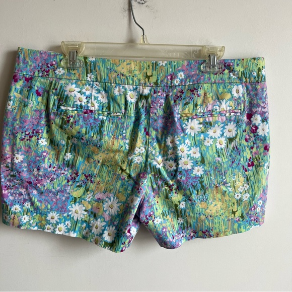 Tommy Hilfiger Floral Print Short Size 14 Cotton Blend Mid Rise Pockets - Picture 4 of 10